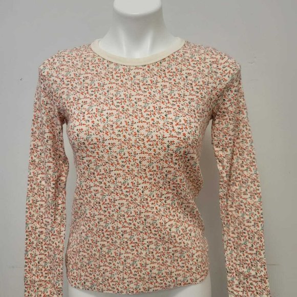 American Eagle Women's Printed Thermal Multi Color Top - Picture 1 of 1
